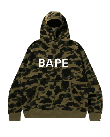 BAPE 1st Camo Balaclava Full Zip Hoody (2024)