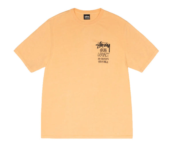 Stussy x Our Legacy Work Shop 8 Ball Yin Yang Tee Peach Pigment Dyed (2024)