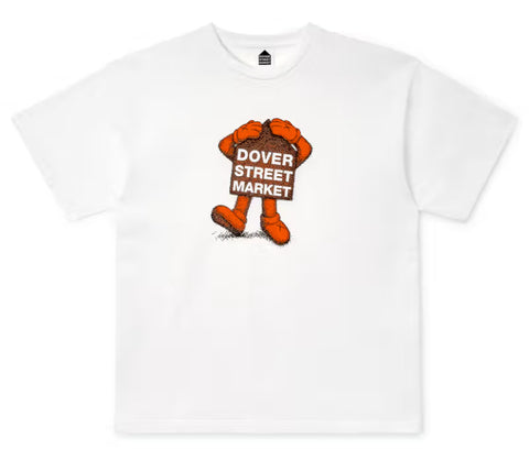 Kaws x Dover Street Market Fluro Rebellion Orange Tee (2020)