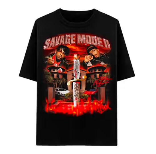 21 Savage x Metro Boomin Savage Mode II Tee (2020)