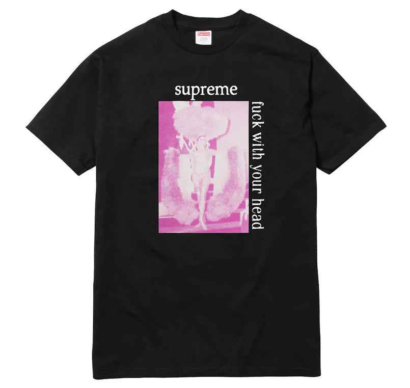 Supreme Fuck With Your Head Black Tee (2017)