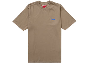 Supreme Washed Tag Dark Tan Tee (2024)