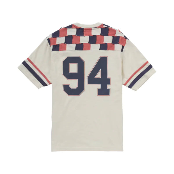 Supreme Patchwork Yoke White Football Top (2024)