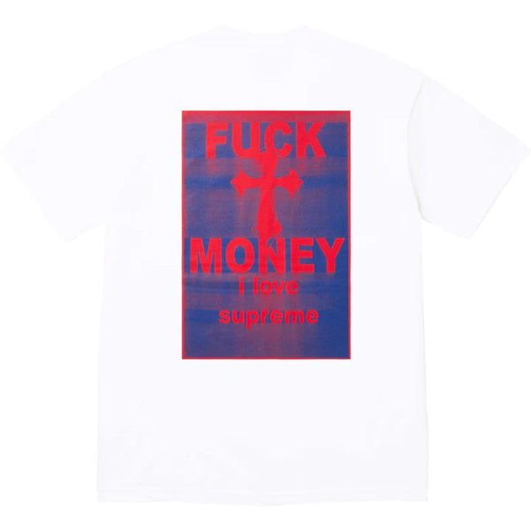 Supreme Fuck Money White Tee (2024)