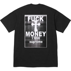 Supreme Fuck Money Black Tee (2024)