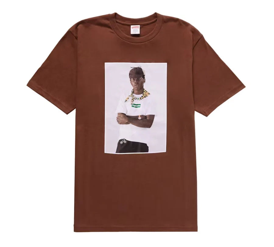 Supreme Tyler The Creator Photo Tee Brown Tee (2024)