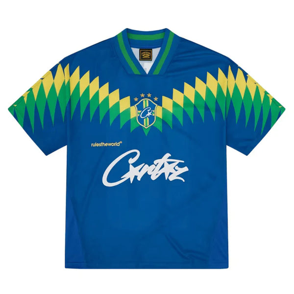 Corteiz Club America Brasil Jersey Blue (2024)