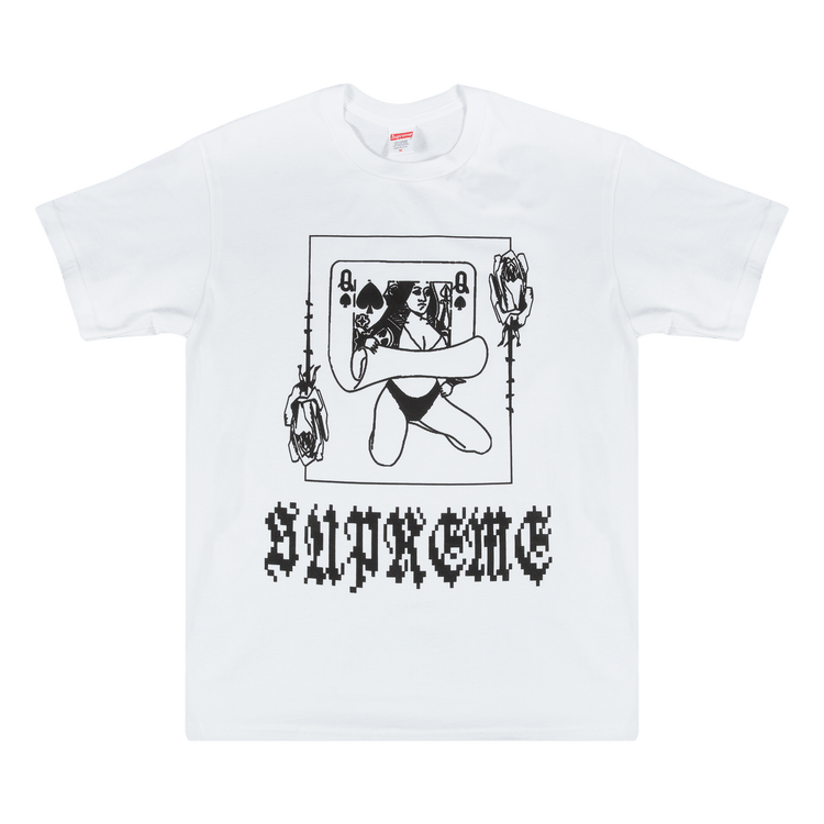 Supreme Queen White Tee (2019)