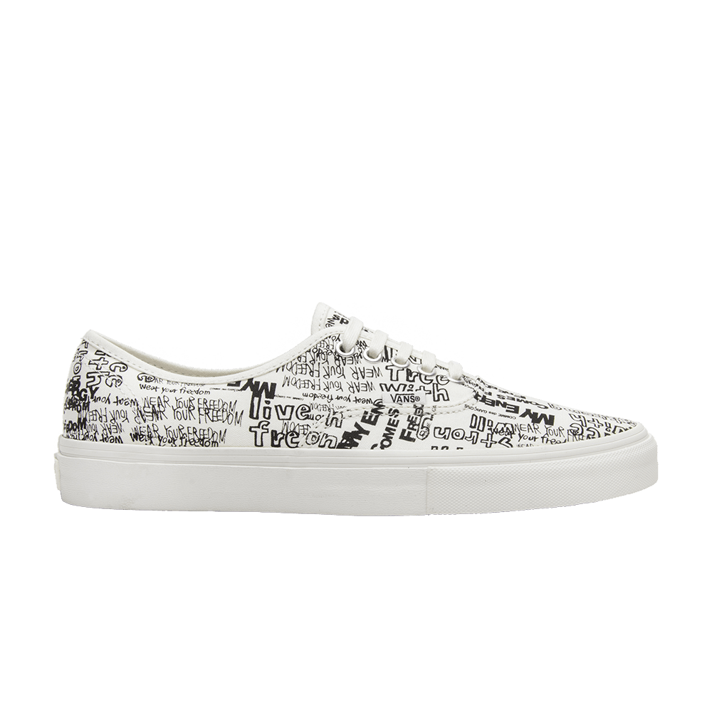 Comme des Garçons x Vans Authentic Graffiti White (2018)